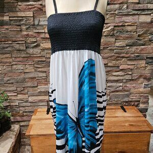Sundress with butterfly print
